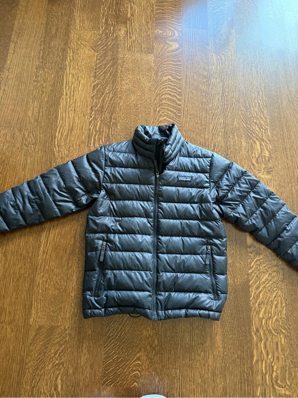 Patagonia Kids Black Quilted Packable Puffer Jacket